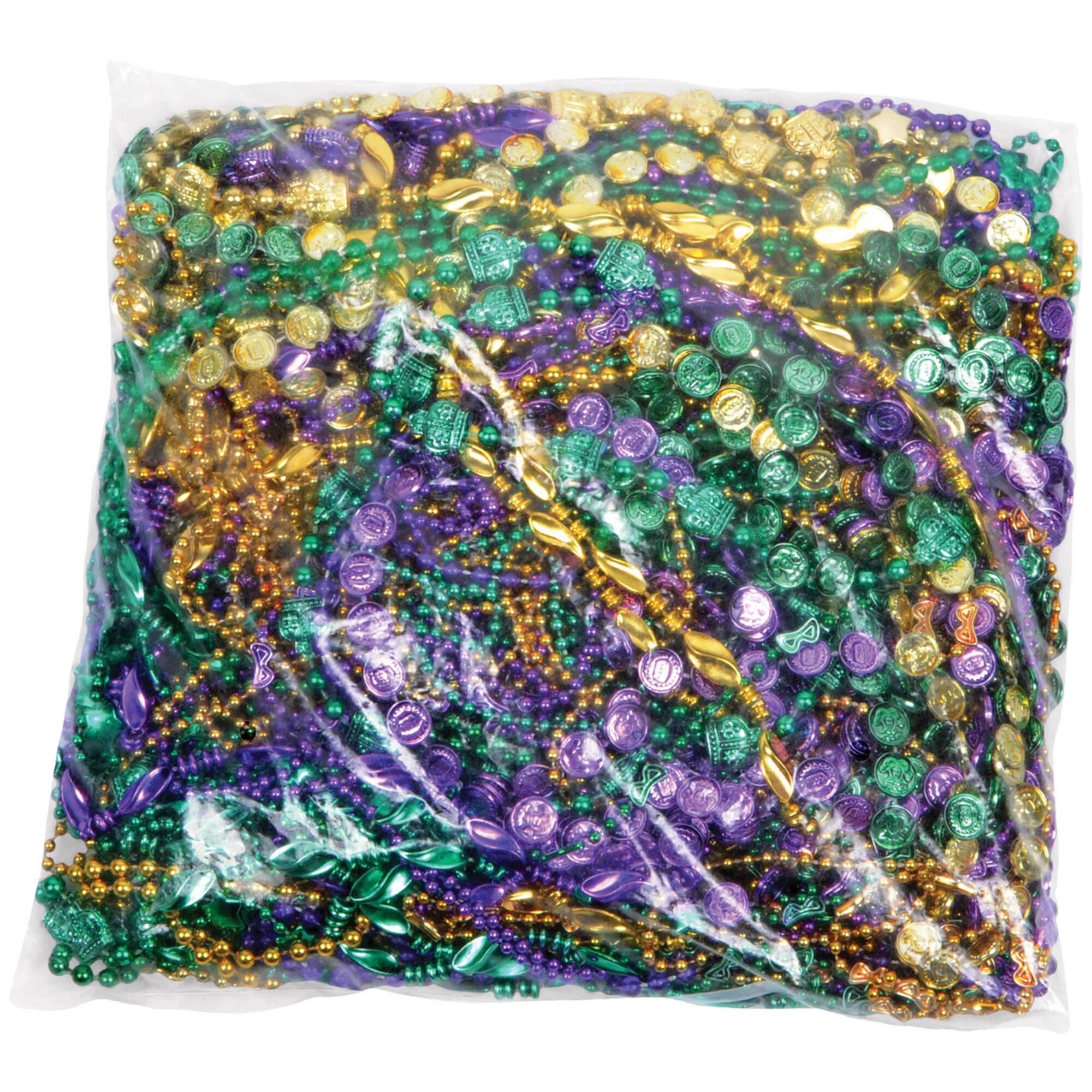 Beistle Mardi Gras Beads Necklaces, 100ct.